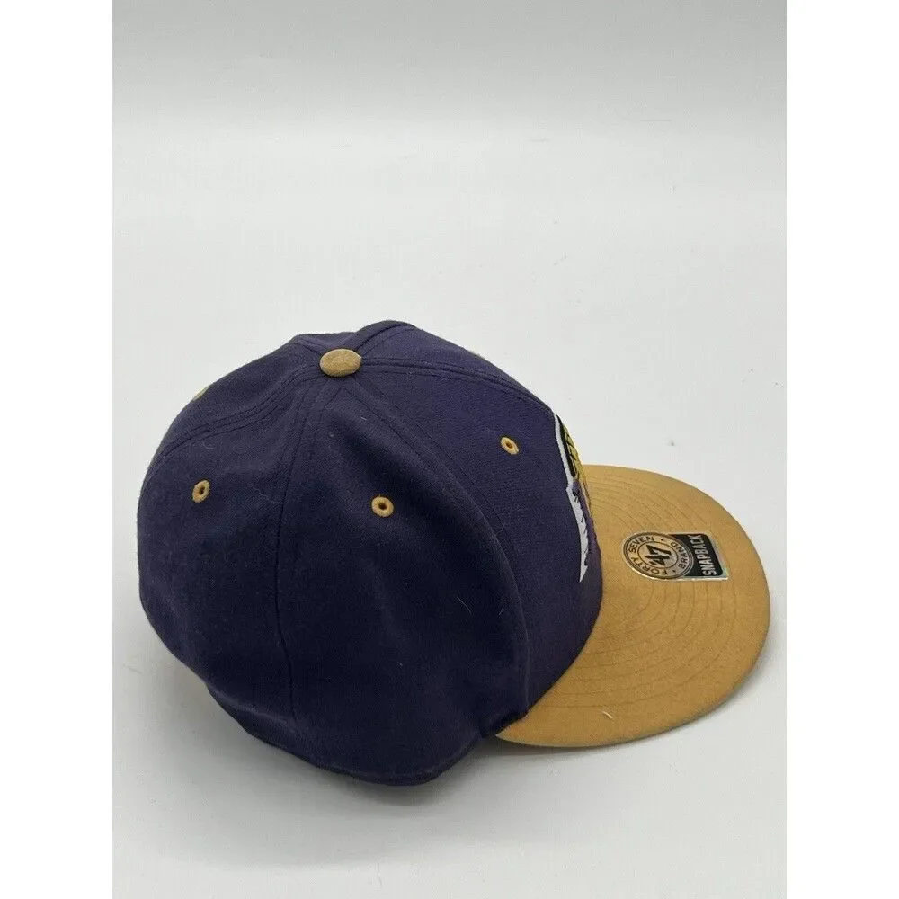 NBA Los Angeles Lakers Baseball Cap Hat Snap Back '47 Brand Hardwood Classics